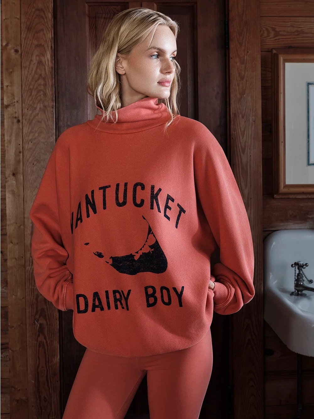 NWT Dairy Boy Nantucket Mockneck